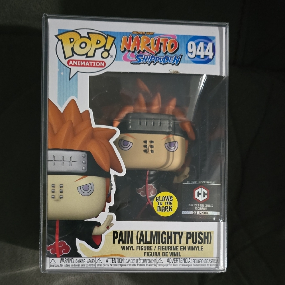 Funko Pop! Naruto Shippuden Pain (Almighty Push) #944 GITD Chalice Exclusive